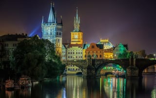 Картинка Прага, Чехия, Река Влтава