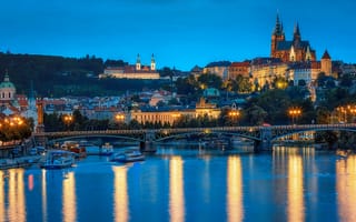 Картинка Прага, Река Влтава, Чехия