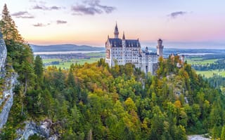 Картинка Замок Нойшванштайн, Швангау, Германия, Бавария