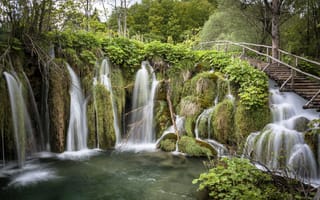 Картинка Плитвицкие озера, Хорватия, Национальный парк Плитвицкие озера, Croatia, Plitvice Lakes national park