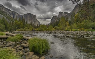Картинка Yosemite National Park, California, Калифорния, Национальный парк Йосемити, осень, пейзаж