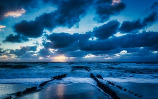 Картинка облака, пейзаж, исландия