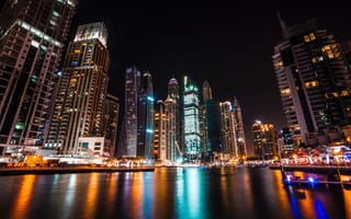 Картинка Дубай, небоскребы, Объединенные арабские эмираты