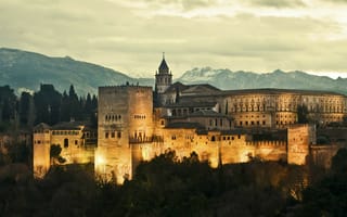 Картинка Испания, крепость, Гранада, Альгамбра