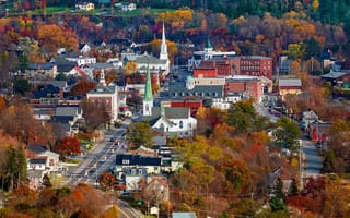 Картинка Нью-Гемпшир, Новая Англия, Литтлтон, Main Street