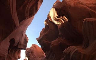 Картинка каньон антилопы, девушка, изобразительное искусство, компьютера, млекопитающее, путешествовать, сша, небо, фотография, позвоночный, вымышленный персонаж, синий