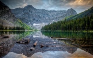 Картинка Rawson Lake, Canada, Alberta, Peter Lougheed Provincial Park