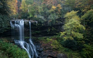 Картинка Dry Falls, North Carolina, водопад