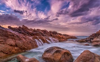 Картинка Западная Австралия, скалы, море