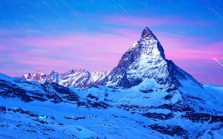 Картинка Звездопад в Пеннинских Альпах