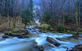 Картинка Водопад Эриссона, Франция, Горы Юра
