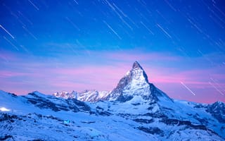 Картинка Гора Маттерхорн, Швейцария, Италия