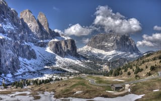 Картинка Италия, Трентино-Альто-Адидже, горнолыжный курорт