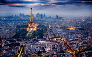 Картинка Франция, париж, иллюминация