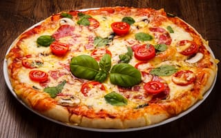 Картинка Вкуснейшая ароматная пицца