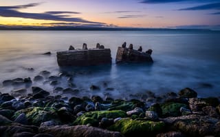 Картинка море, камни, берег