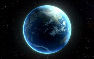 Картинка planet similar to Earth, atmosphere, continents, oceans