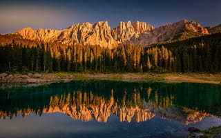 Обои горы, озеро, природа