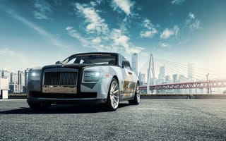 Картинка Rolls Royce Ghost, мост, car