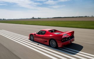 Картинка Ferrari, скорость, speed, красный, car, F50, автомобиль