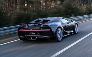 Картинка Bugatti, Chiron, автомобиль, задок, бугатти, суперкар