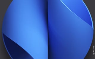 Картинка объем, абстракция, Microsoft, узор, Azure AI