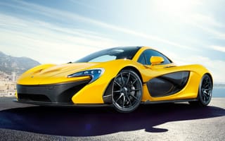 Обои McLaren, макларен, концепт, McLaren P1, yellow