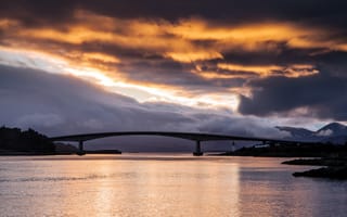Картинка Scotland, Kyle of Lochalsh, Bridge of Fire