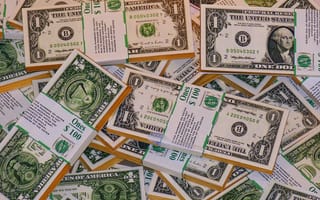 Картинка USA, Купюры, Валюта, Dollars, Деньги, Доллары, Джордж Вашингтон, George Washington