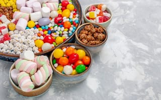 Картинка конфеты, сладости, маршмеллоу, драже