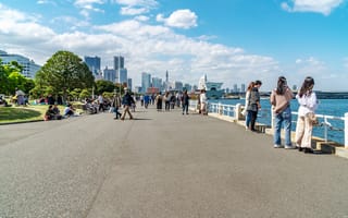 Картинка люди, Япония, Yokohama, набережная