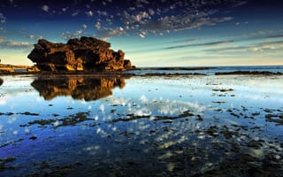 Картинка море, скалы, Australia, пейзаж, Victoria