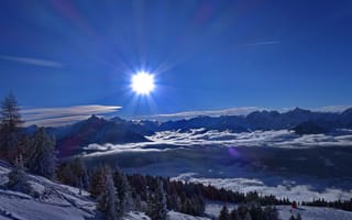 Картинка Winter, Österreich, Innsbruck, Alpen, Patscherkofel, Schnee