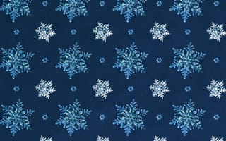 Картинка снежинки, текстура, Новый год, синий