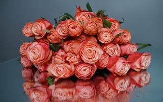 Картинка цветы, красота, зеркало, bouquet of flowers, букет цветов, flowers, mirror, beauty