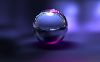 Картинка отражение, шар, ball, blurred, сфера, размытый, reflection, sphere