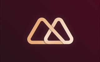 Картинка оранжевый, градиент, треугольник, Минимализм, логотип, кольцо