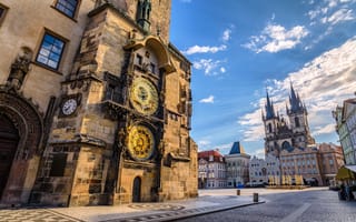 Картинка Дом, Прага, Староместская площадь, Old Town Square, Prague, Old Town Hall, Чешская Республика, Czech Republic