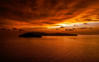 Картинка море, закат, Malaysia, Kedah, вечер, Sunset, простор, красота