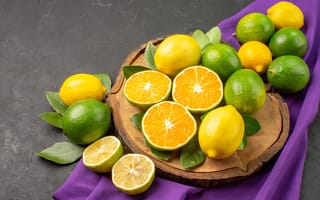 Картинка лайм, цитрусы, лимоны