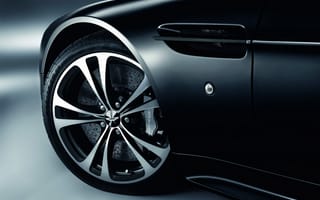 Картинка колесо, черный, Aston Martin