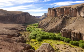 Картинка Argentina, Аргентина, Каньон реки Пинтурас, Pinturas River Canyon, Santa Cruz, Санта-Крус