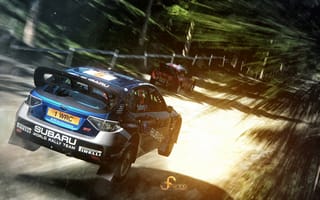 Картинка rally, ралли, video game, Gran Turismo 5, subaru impreza, субару, рендер, race