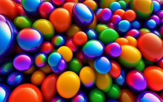 Картинка шарики, красочный, шары, colorful, balls, rainbow