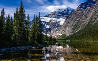 Картинка горы, озеро, парки, Канада, Jasper National Park