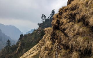 Картинка Горы, Непал, крутой склон, отвесный склон, крутые горы, pixel 7 pro пример, Nepal