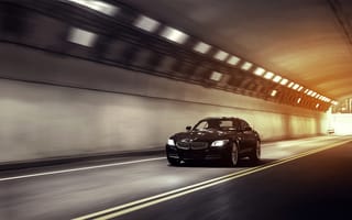 Картинка скорость, black, sDrive, 35i, тоннель, E89, front, BMW