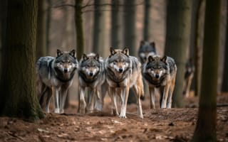 Картинка nature, predator, wildlife, portrait, Canis lupus, face • wolf • portrait • predator, wolf, animal, wolfpack