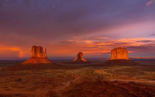 Картинка Лето, Аризона, США, Summer, After the storm, USA, Долина Монументов, Monument Valley