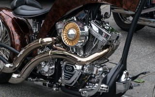 Картинка power, motorcycle, engine, custom